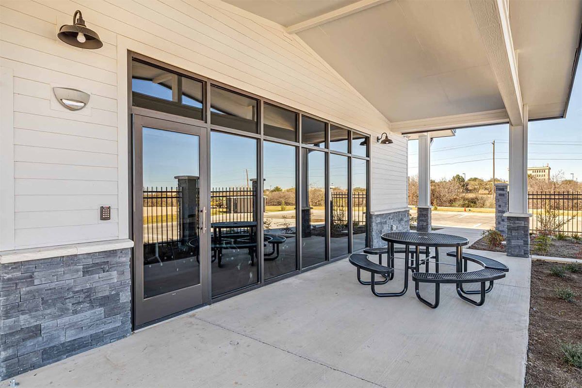 Harrison Family Dental Patio Area